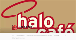 Desktop Screenshot of halocafe.ie